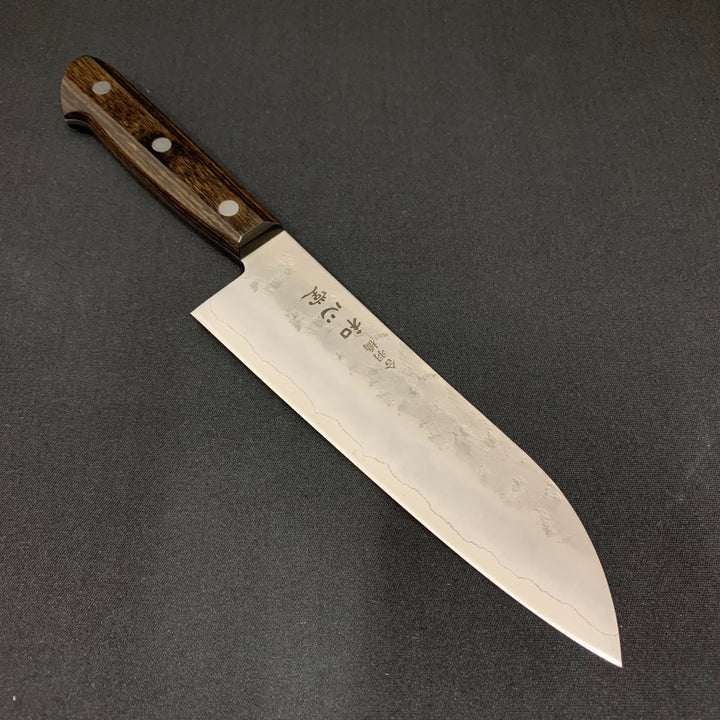 三徳 梨地 銀三 焦茶合板柄 165mm – 和心堂